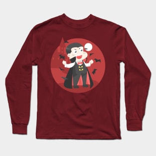 Cute Vampire Long Sleeve T-Shirt